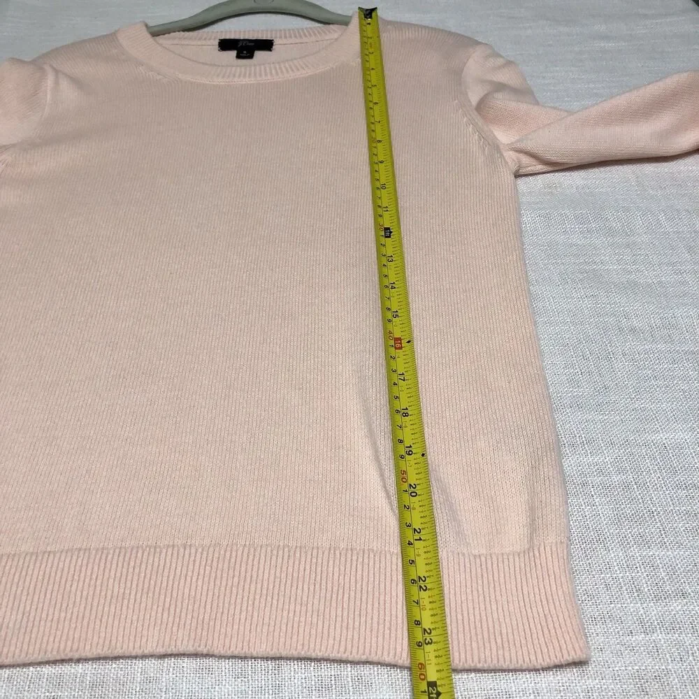 J Crew Sweater Womens S Cotton Knit Long Sleeve Bell Ruffle Cuff Romantic Boho